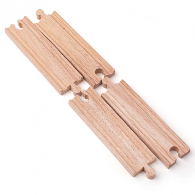 Set van lange rails (20-21 cm) voor uitbreiding van de spoorweg