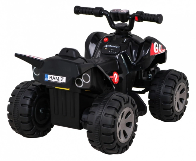 Rapide quad électrique pour enfants jaune – Noir