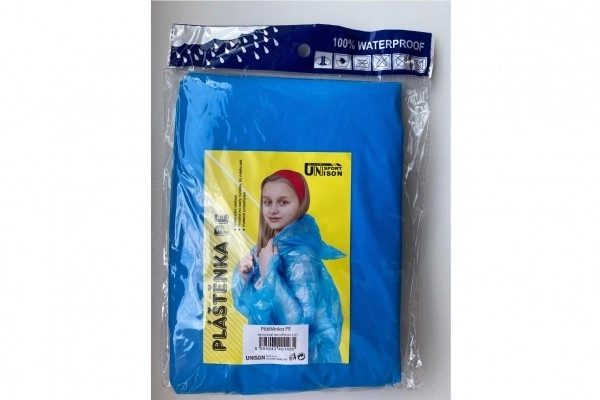 Universele polyethyleen poncho maat in zak 9x13cm
