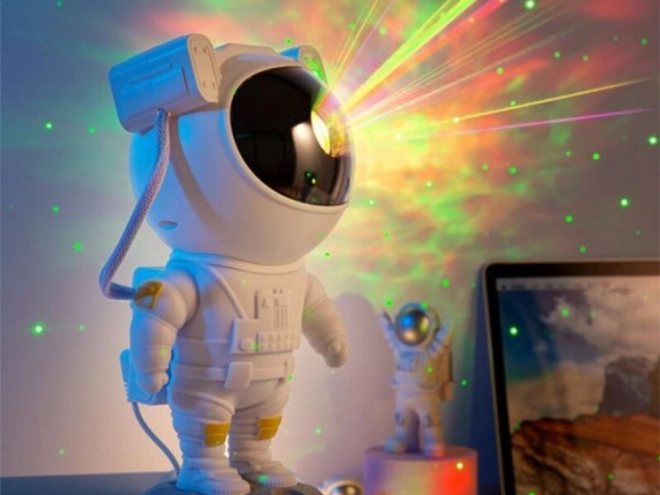 Projecteur étoilé en forme d'astronaute avec télécommande