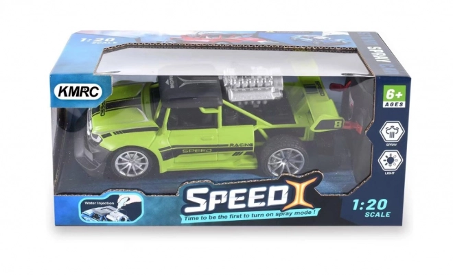RC auto 1:20 met rookeffect rood