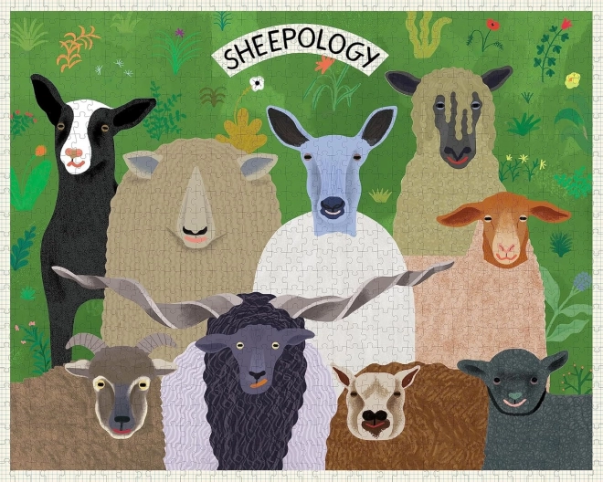 Sheep Puzzle 1000 Pieces by Princeton Architectural Press