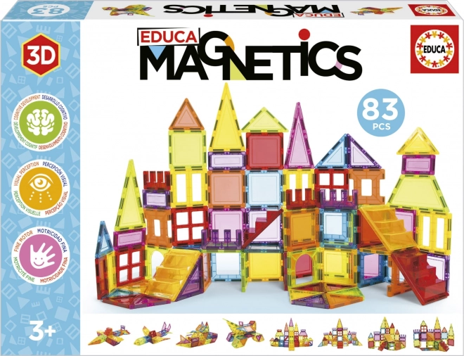 EDUCA Magnetische bouwset Magnetics 83 stukken