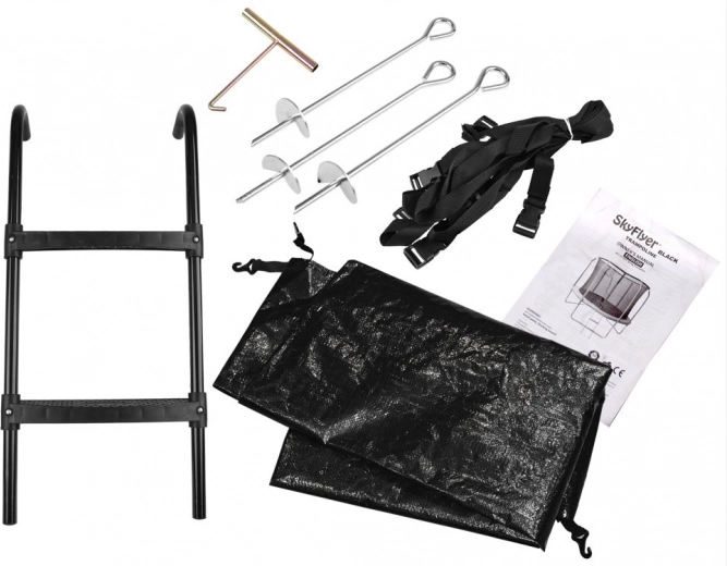 Complete set inclusief ladder, ankers en hoes