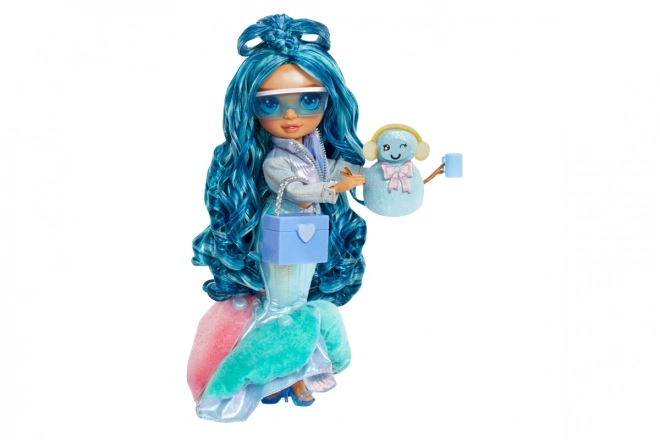 Rainbow High Wintermodepop - Skyler (Blauw)