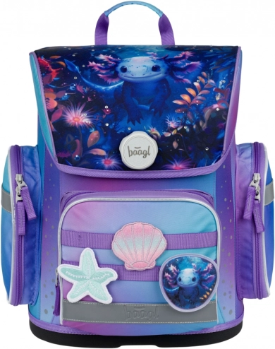 Schooltas Ergo met axolotl-motief