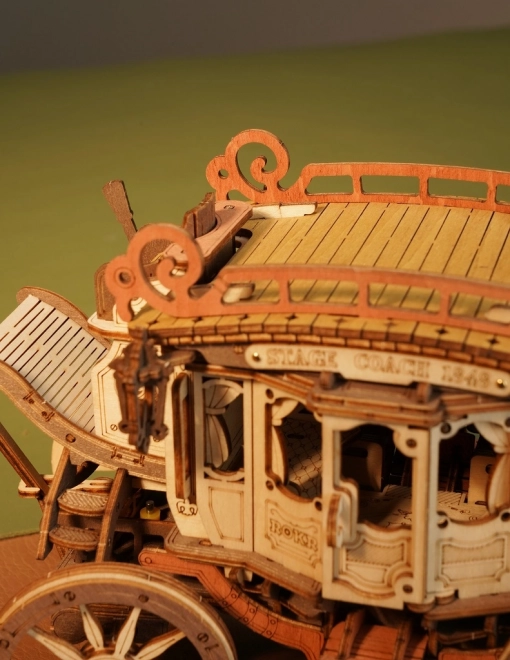 RoboTime 3D puzzel muziekdoos Koets