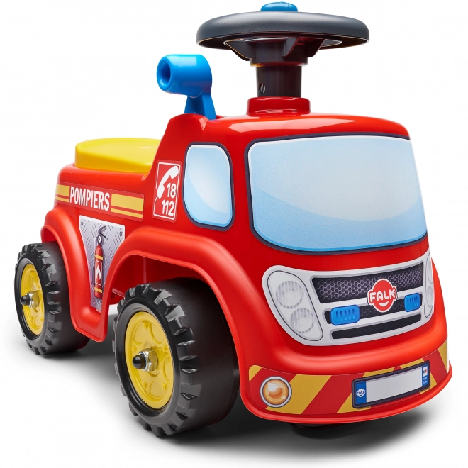Rijdende brandweerwagen met claxon voor kinderen van FALK