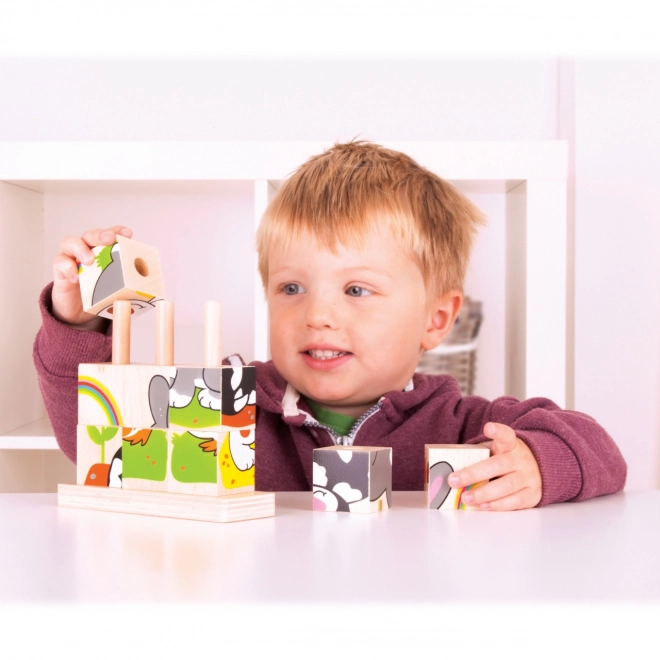 Bigjigs Baby Stapelelementen Dieren