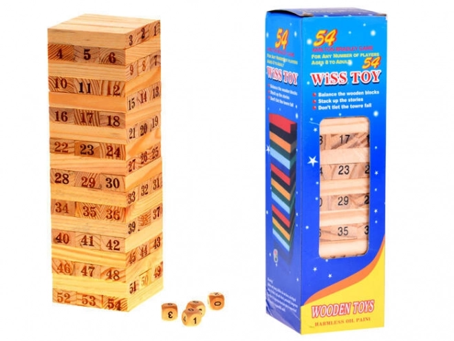 Houten Toren JENGA STOCK TOWER GR0189