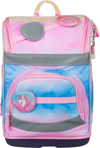 Školní aktovka Zippy Plus Rainbow Unicorn