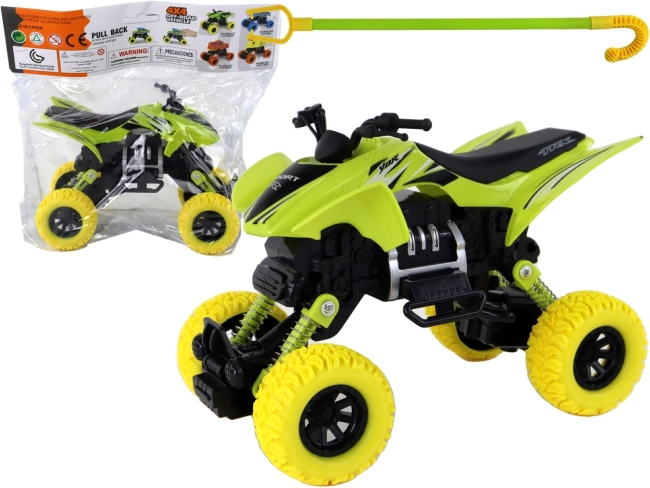 Children's Quad XC with Rubber Wheels in Green Color
