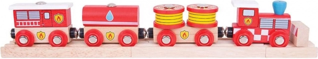 Grote Brandweer Trein Bigjigs Rail