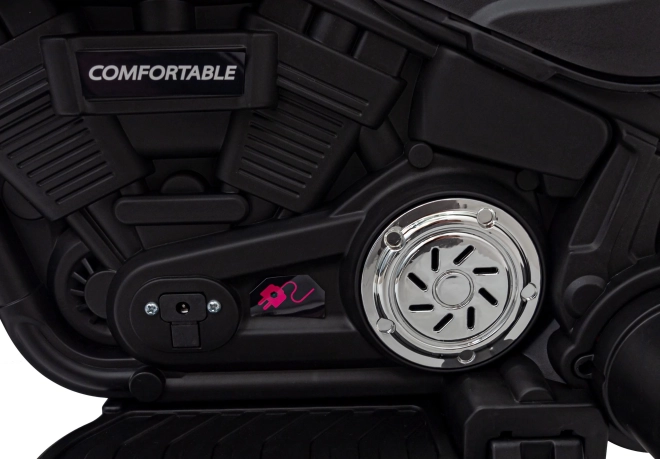 Motorrad Chopper FASTER – Weiß