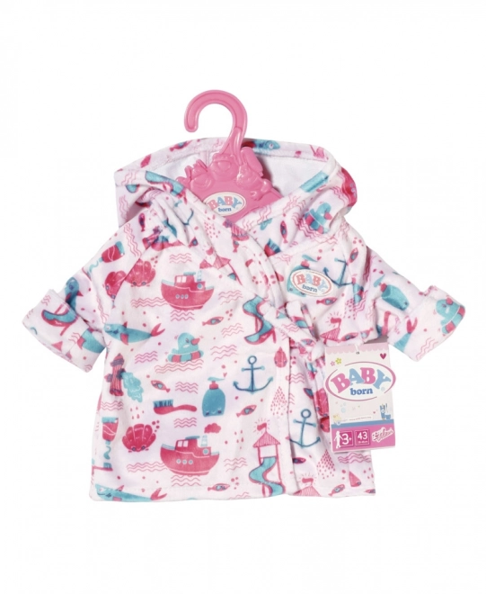 Badjas voor BABY born poppen 43 cm