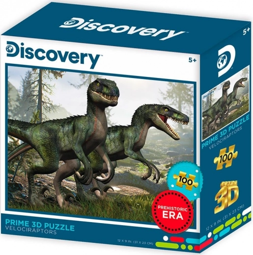 Puzzle 3D Vélociraptors 100 pièces PRIME 3D