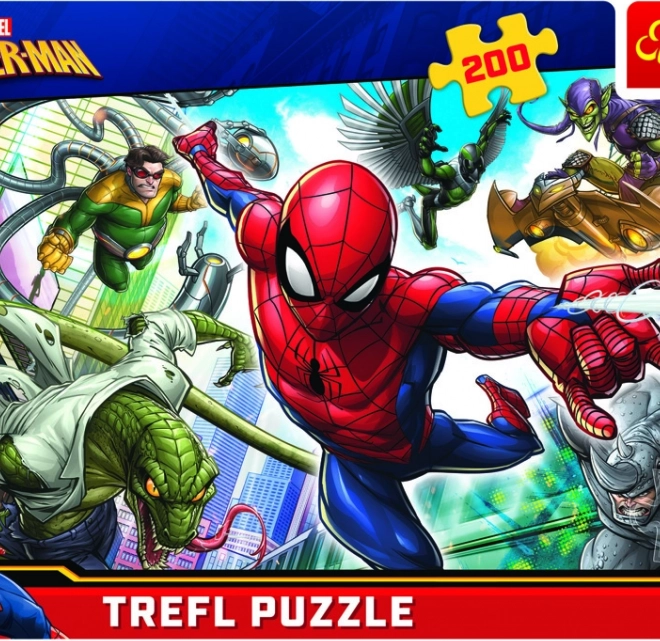 Puzzle Trefl 200 Teile Spider-Man geborener Held