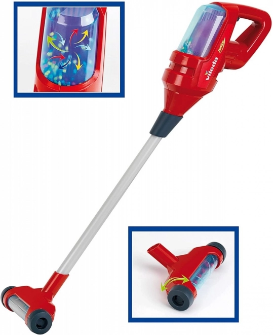 Schoonmaakkar met stofzuiger Vileda