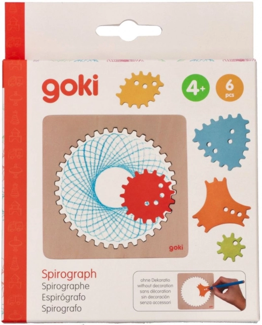 Houten spirograaf Goki