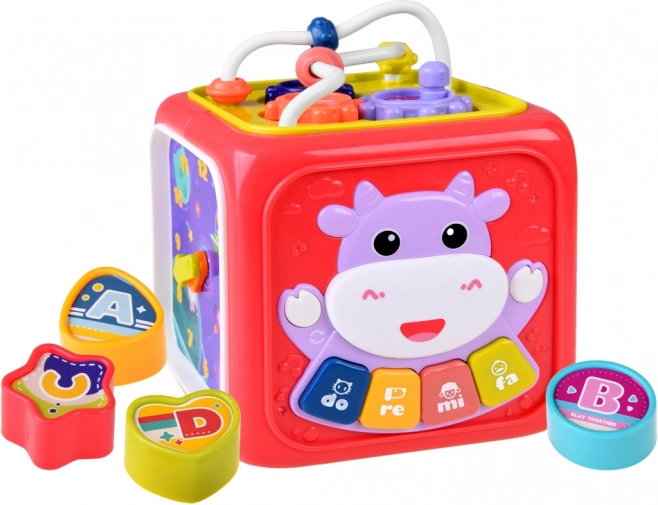 Petit piano lumineux avec sons d’animaux et mélodies