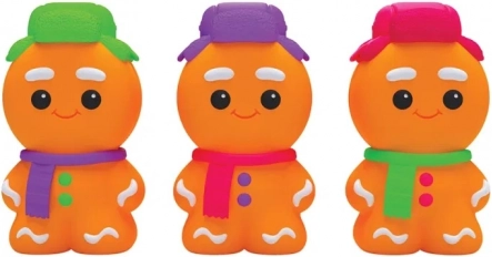 NeeDoh knijpbare peperkoek die in het donker licht