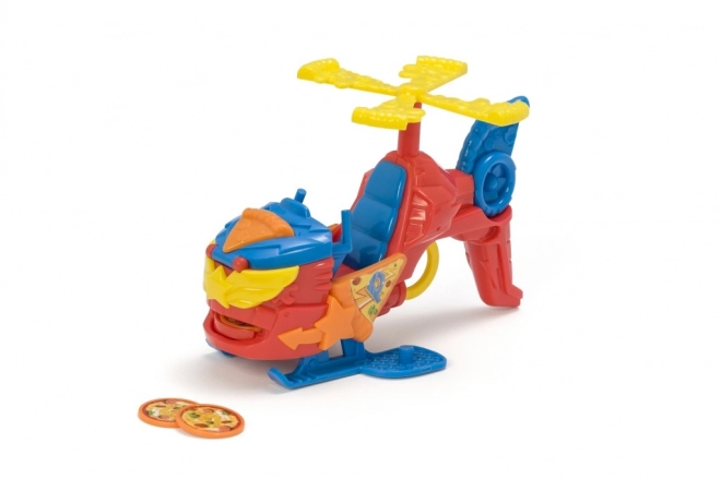 SuperThings Pizzacopter mit Scheibenwerfer