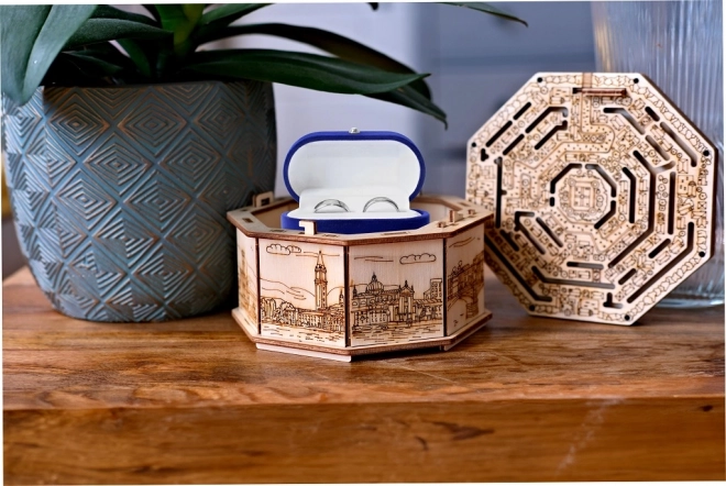 3D Holz-Puzzlebox Secret Maze