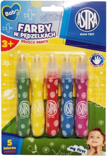ASTRA Peintures en pinceaux, 5 pcs