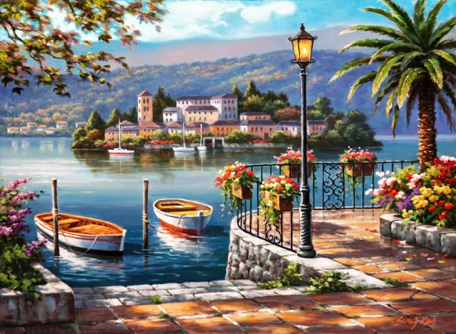 Puzzle Lac à Porto 1000 pièces