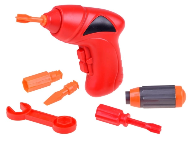 Real screwing with a kids’ drill