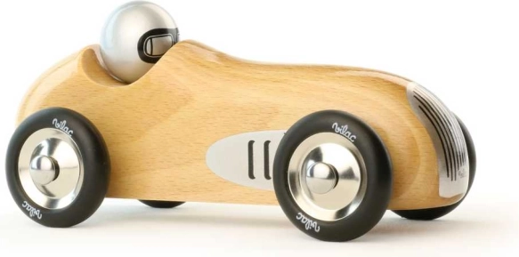 Vilac historic racing car made of natural wood