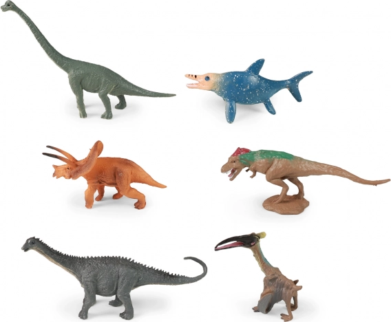 Dinosaur set in a plastic box – 6 pcs