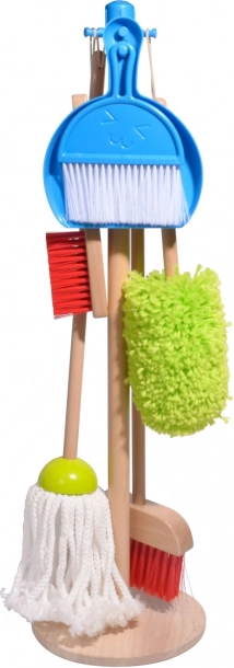 Lucy & Leo Set de ménage en bois pour enfants