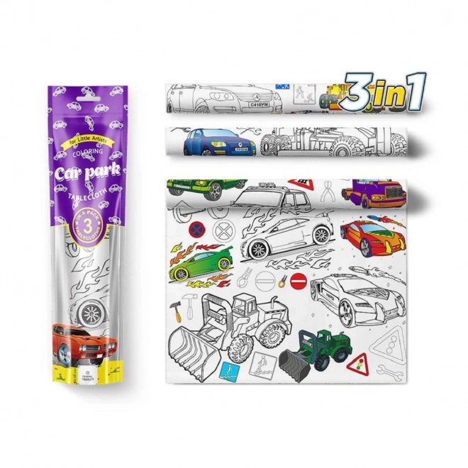 Pexi Maldecken für Kinder - Autos