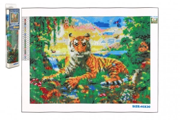 Diamond Painting King of the Jungle 40x30 cm
