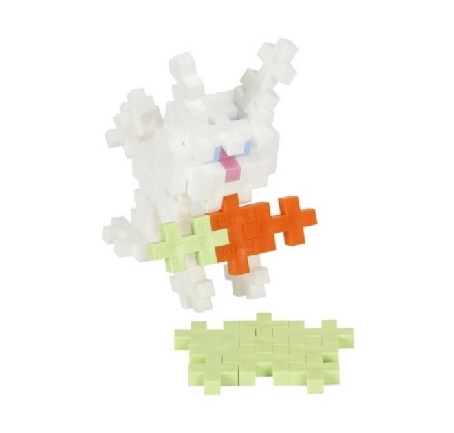 Building Kit Plus-Plus Mini Mix 600pcs (Pastel/Neon) + 2 Base Plates