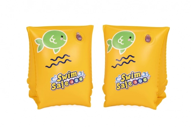 Opblaasbare zwemhulpmouwtjes geel S 25x15cm BESTWAY