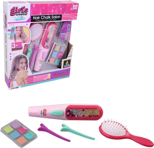 Hair Studio Set for Dyeing and Decorating Hair for Children