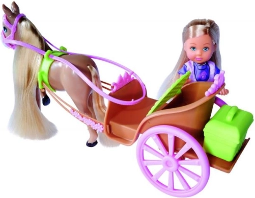 Romantic horse-drawn carriage
