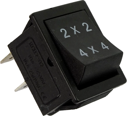 Drukknopschakelaar 2×2 4×4, 2‑polig