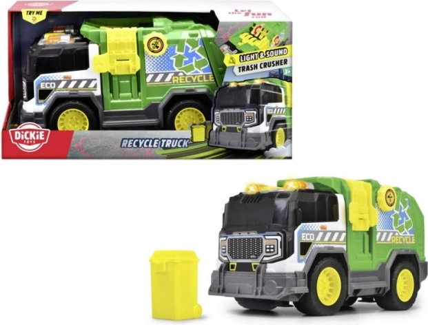 Green Recycling Truck Dickie Toys 30 cm
