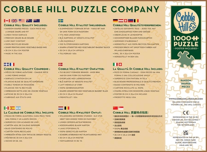 Puzzle Häuschen am Meer COBBLE HILL 1000 Teile