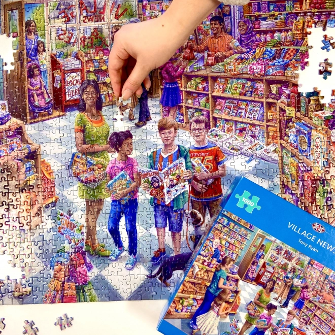 GIBSONS Puzzel Dorpsnieuws 1000 stukjes