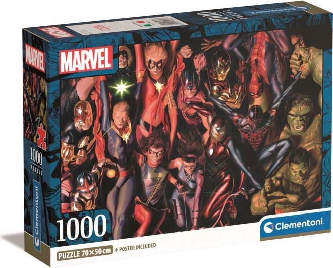 Marvel 1000-piece Puzzle - Compact