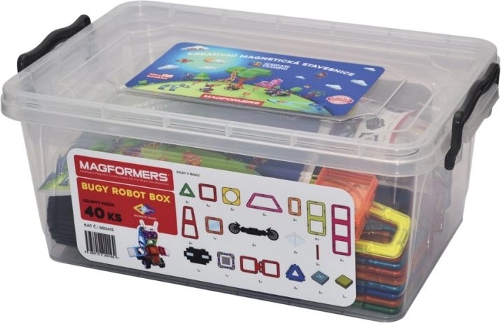 Magnetische bouwset Magformers Buggy Robot Box 40 delen