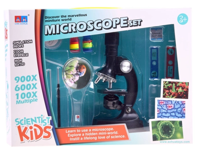 Three magnification levels for real science