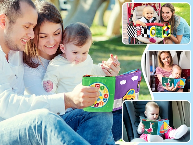 Faltbares Sinnesbuch für Babys