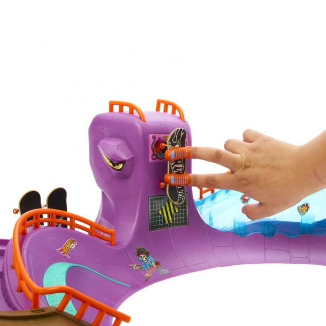 Hot Wheels Skate Octopark met fingerboard en schoenen