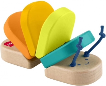 Fisher‑Price wooden clacking caterpillar