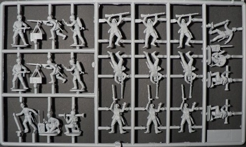 Duitse infanterie - plastic figuren